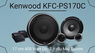 Kenwood KFCPS170C 17 cm 400 Watt Oto Hoparlör 2 Yollu Mid Takımı [upl. by Mcloughlin641]