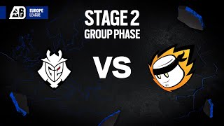 G2 Esports vs MNM Gaming  Europe League Stage 2  Day 5 [upl. by Aihpled]