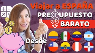 💶 Cuánto cuesta un VUELO a ESPAÑA  Comprar Vuelos BARATOS hotel etc DETALLADO [upl. by Bernetta670]