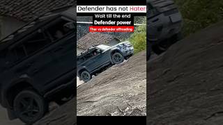 thar vs defender offroading test automobile thar defender offroading defenderlovers tharlover [upl. by Pascoe629]