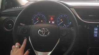 2017 Corolla Steering Wheel Controls [upl. by Yesoj]