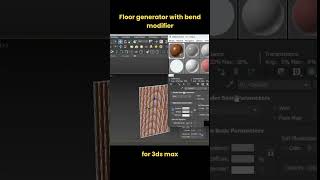 How to Use Floor Generator with Bend Modifier in 3ds Max shorts [upl. by Rozanna402]