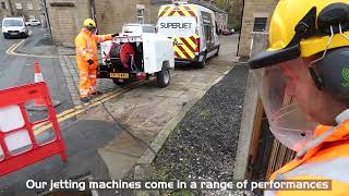 Superjet Sprint Trailer Jetter  Duct Desilting Demonstration Machine  Superjet 2022 [upl. by Alym]