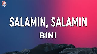 BINI  Salamin Salamin Lyrics [upl. by Aruabea]