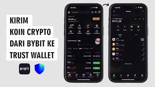 Cara Transfer Koin Crypto Dari Bybit Ke Trust Wallet [upl. by Enilekcaj]