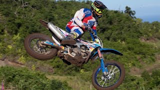 Timothée HOARAU MX 1 Manche 2 RAVINE AMALHEUR terrain de motocross Pascal RAVENNE 17032024 [upl. by Yelrah]