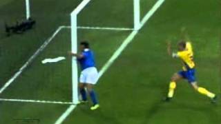 Euro 2004  Ibrahimovic goal [upl. by Udele897]