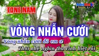 Vòng Nhẫn Cưới Karaoke Nhạc Sống Rumba  Hoàng Dũng Karaoke [upl. by Ahsiekram]