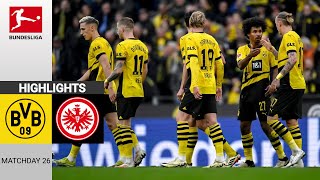 Borussia Dortmund  Eintracht Frankfurt  31  Zusammenfassung  Bundesliga 202324 [upl. by Wagstaff]