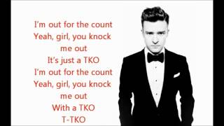 TKO  Justin Timberlake video lyrics [upl. by Roux]