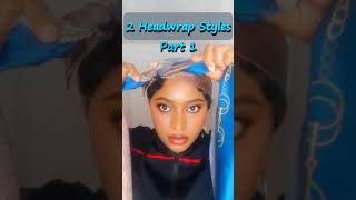 How to tie a headwrap  head scarf  head tie turbantutorial [upl. by Traggat]