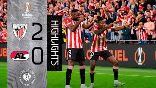 RESUMEN  Athletic Club 20 AZ Alkmaar  Europa League 202425 MD2 [upl. by Alyal130]