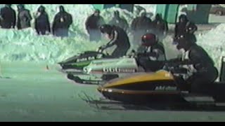 1986 world series snowmobile drags part 1 [upl. by Shaeffer]