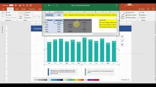 Axis Label Conditional Formatting Column Chart Templates for PowerPoint [upl. by Rolfston]