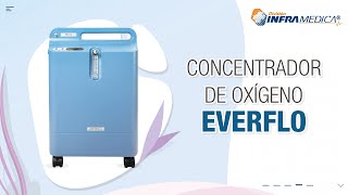 ¿Cómo funciona mi concentrador de oxígeno Everflo [upl. by Lesslie]