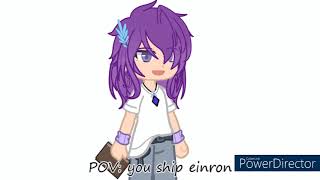 POV you ship einron  Aphmau  Gacha Life 2 [upl. by Demeyer375]