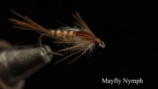 How to tie a Mayfly Nymph from Fishtec [upl. by Heiney]