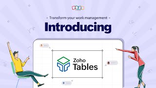 Work Management Software  Zoho Tables [upl. by Crispin99]