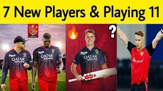 RCB New Squad amp New Playing 11 🔥 Released in 2024  RCB Buy 7 New Players  Joseph Green rcbsquad [upl. by Naes328]