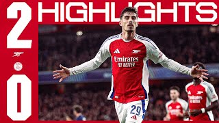 BIG CHAMPIONS LEAGUE WIN 🔥  HIGHLIGHTS  Arsenal vs PSG 20  Havertz amp Saka  UCL [upl. by Grey]