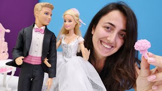 Barbie evleniyor Sevcan’ın SPA’da Barbie düğününe hazırlıyoruz Ken ile Barbie oyunu [upl. by Elda]