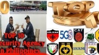 Top 10 Security Agency In the Phillipines 🇵🇭🇵🇭🇵🇭 [upl. by Nnep]