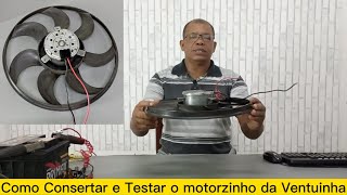 Como Consertar e Testar o Motorzinho da Ventoinha [upl. by Lewej232]