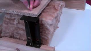 Screwing chipboard on to Loft Legs [upl. by Aronos]