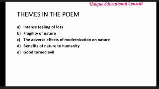 BINSEY POPLARS  THEMES IN THE POEM [upl. by Arayc]