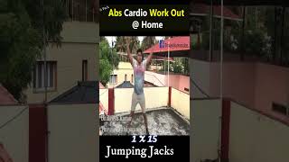 Abs Cardio Work Out at Home For Beginners drrajeshkumar exercise [upl. by Gabriellia]