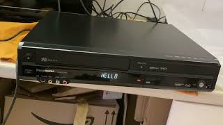 Panasonic dvd vhs recorder dmrez49v video test part 5 of 5 Start up loading [upl. by Held]