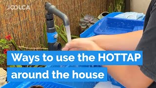 Having hot water outside in the backyard  Uses for the HOTTAP around the house [upl. by Ecile]