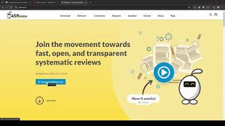 Installing and Using ASReview [upl. by Cacia]