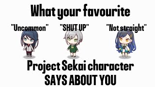 What Your Favourite Project Sekai Character Says About You [upl. by Hapte119]