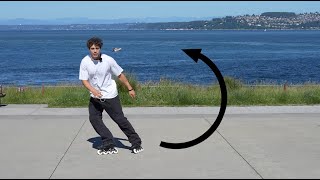 Salchow on Inline Skates Breakdown 1 [upl. by Enomal]