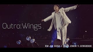 OutroWings【BTS방탄소년단】Stage Mix 日本語字幕 [upl. by Timus]