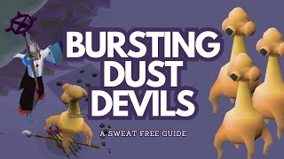 Learn how to Burst or Barrage Dust Devils in 1 minute  OSRS  Sweat Free [upl. by Elad398]