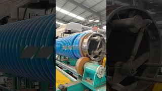 DN2004000mm Large diameter Spiral wound HDPE Krah Pipe Extruder Machine Line extrudermachine [upl. by Yzeerb]