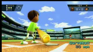 Wii Sports Baseball  2 players  Dawn vs Alana [upl. by Enidlarej]