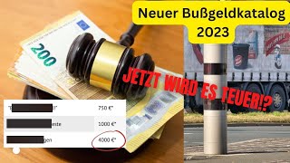 Bußgeldkatalog 2023  Das musst du wissen  neue Strafen und Änderungen im Überblick [upl. by Manon]