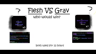 Flesh VS Gravitational Device in Sols RNG  Roblox [upl. by Epilef]