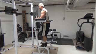 Lockdown Serratus Dips for Developing Bigger Thicker Serratus Anterior Muscles [upl. by Tamas]