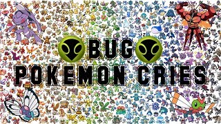 Pokemon  Bug Pokemon Cries [upl. by Reynard]