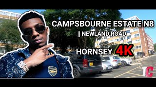 Hornsey Newland Road and Campsbourne estate N8Where MoStack is from [upl. by Tobye]