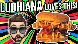 Ludhianas Favorite Burger  The Urban Bhukkad  Indian Street Food Ludhiana [upl. by Lerret109]