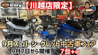 【川越店限定】9月は7台＋α！ 9月7日（土）からスーパーシークレット特選中古車フェア開催！お問合せはお早めに！【売切必至】 [upl. by Ynnavoig]