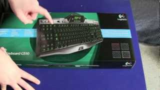 Logitech G510 Gaming Tastatur  Unboxing [upl. by Llertnom359]