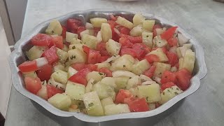 salade de concombre et tomates 🥗 [upl. by Nneb]