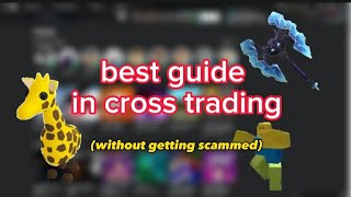 Complete guide on how to cross trade  avoid getting scammed [upl. by Alben502]