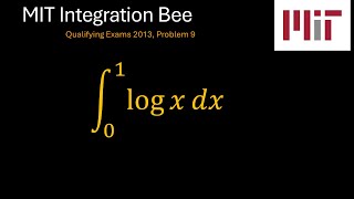 MIT 2013 Integration Bee Qualifying Exam Problem 9 [upl. by Alauqahs]